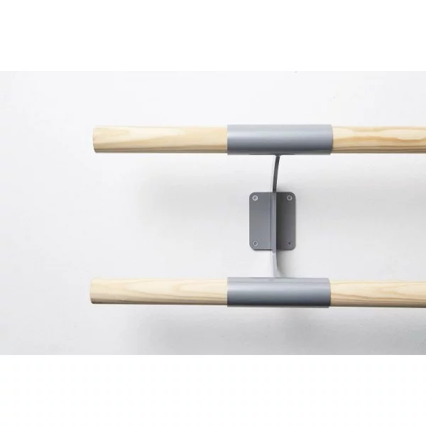 Console murale double argent - Barres de Danse - BSA PRO