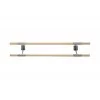 Console murale double argent - Barres de Danse - BSA PRO