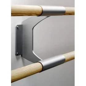 Console murale double argent - Barres de Danse - BSA PRO