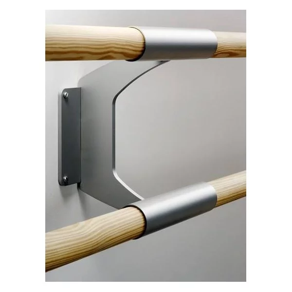 Console murale double argent - Barres de Danse - BSA PRO
