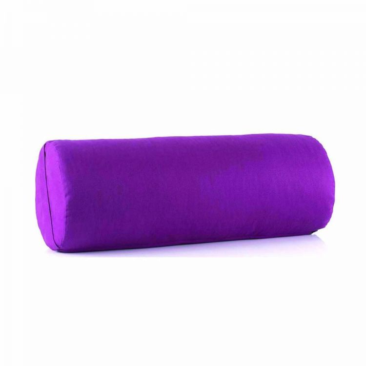 Bolster de Yoga rond violet Zafu et Bolster Yoga BSA PRO