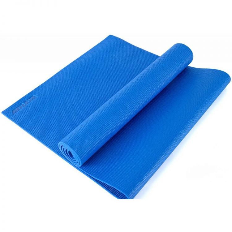 0017 Saferell Roll Up 66 x 183 cm Yoga Exercice Tapis-bleu motif de feuille 