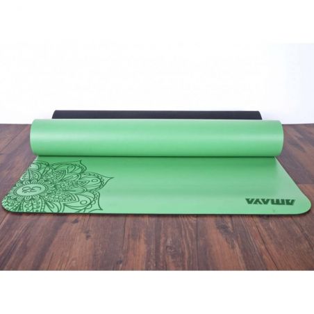 Tapis de Yoga en caoutchouc naturel vert Tapis Yoga BSA PRO