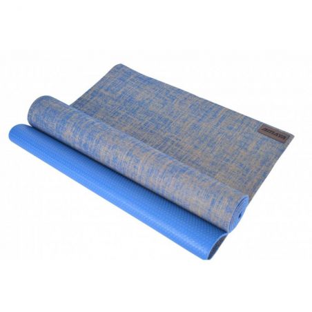 Tapis de Yoga en jute naturel bleu Tapis Yoga BSA PRO Tapis de Yoga en jute naturel bleu Tapis Yoga BSA PRO