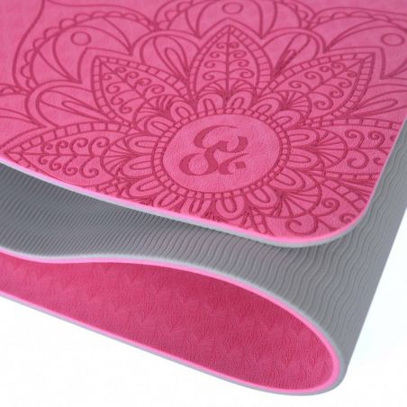 Tapis de Yoga bicolore fushia Tapis Yoga BSA PRO Tapis de Yoga bicolore fushia Tapis Yoga BSA PRO