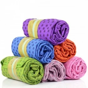 Serviette de Yoga violette - Accessoires Yoga - BSA PRO