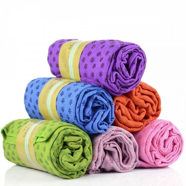 Serviette de Yoga violette - Accessoires Yoga - BSA PRO