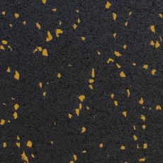GYMFLOOR Roll noir et jaune 6 mm Sol en rouleau BSA PRO