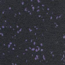 GYMFLOOR Roll noir et violet 6 mm Sol en rouleau BSA PRO