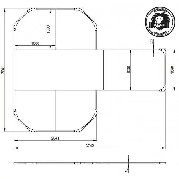 Power rack avec plateform - Squat et powerlift - BSA PRO