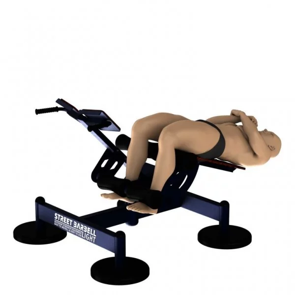 Banc decline et hyperextension Outdoor Street Barbell - Street Barbell - BSA PRO