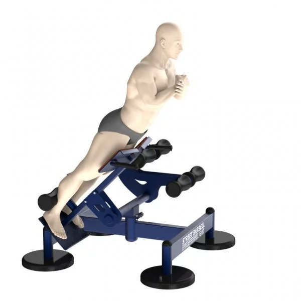 Banc decline et hyperextension Outdoor Street Barbell - Street Barbell - BSA PRO