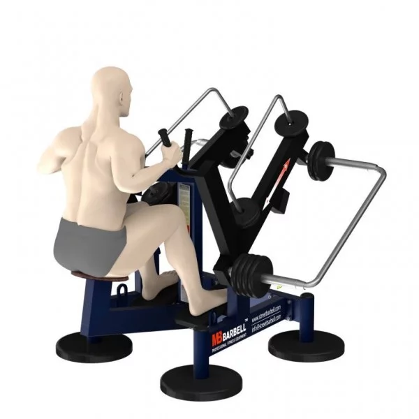 Back Row Outdoor Street Barbell - Street Barbell - BSA PRO