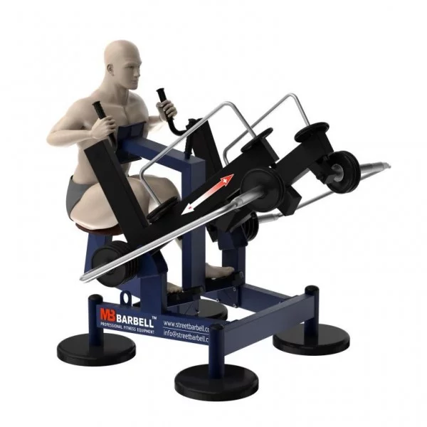 Back Row Outdoor Street Barbell - Street Barbell - BSA PRO