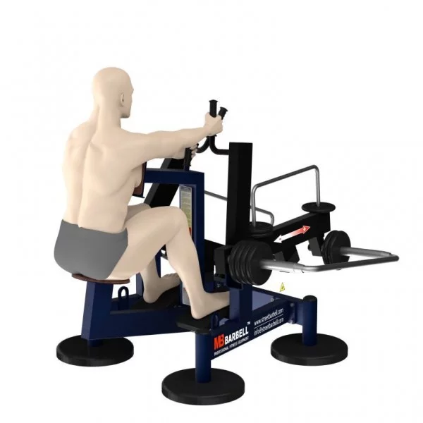 Back Row Outdoor Street Barbell - Street Barbell - BSA PRO