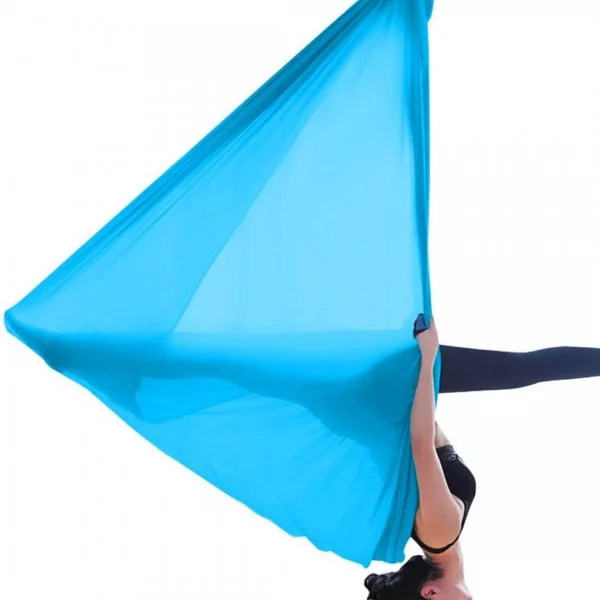 Hamac Yoga Aérien 5 x 2.80 m bleu ciel - Yoga Aérien - BSA PRO